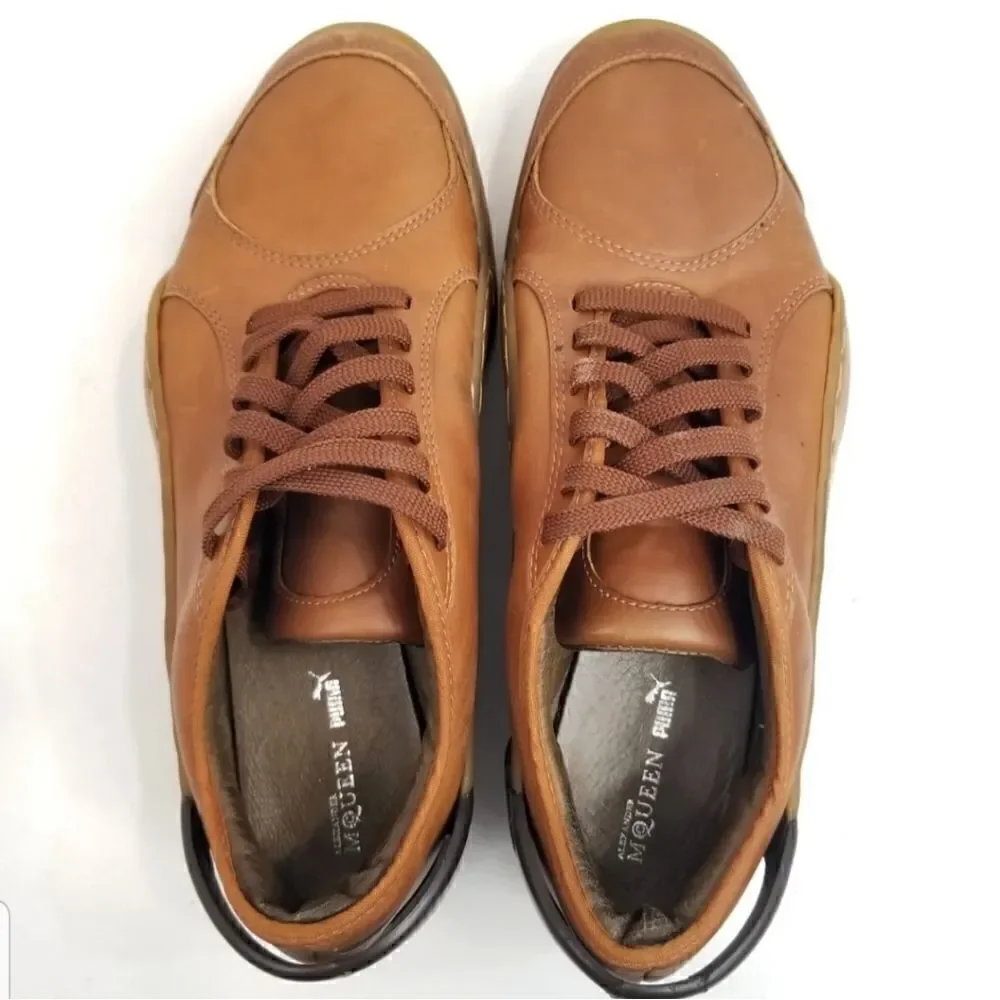 PUMA x Alexander McQueen Brown Vintage Exclusive Runway Shoes. Men's Size: 8 - Picture 7 of 11